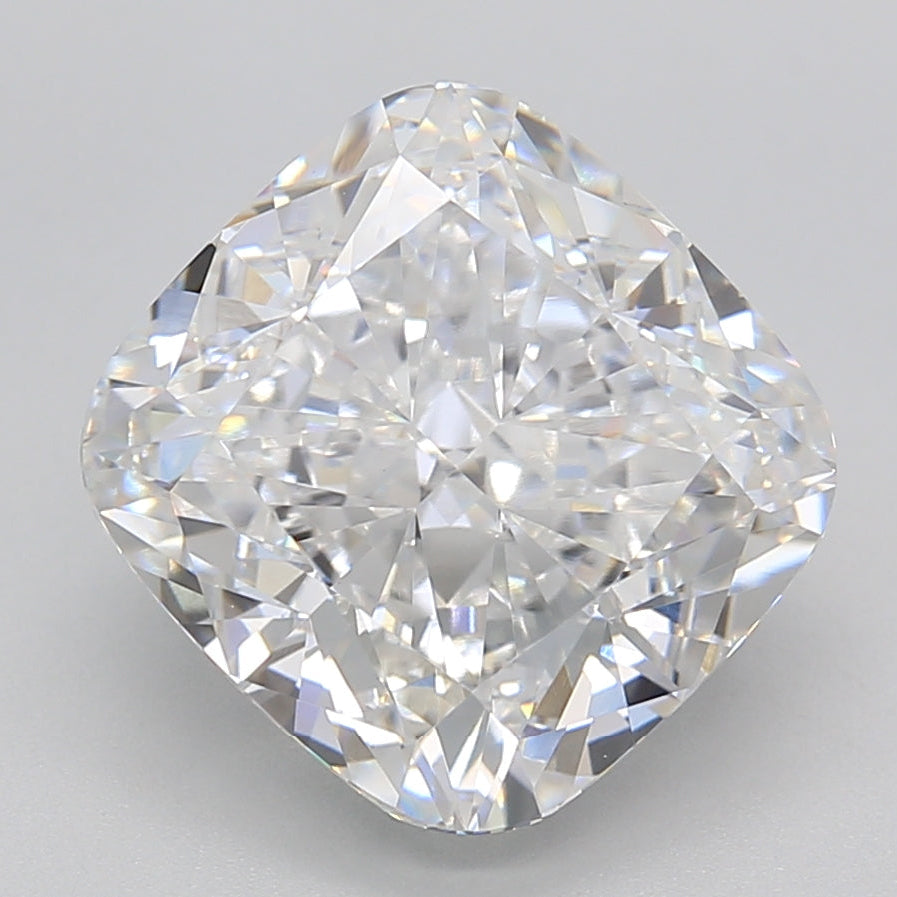 5.56 Carat Cushion Cut Lab Grown Diamond VVS2 E