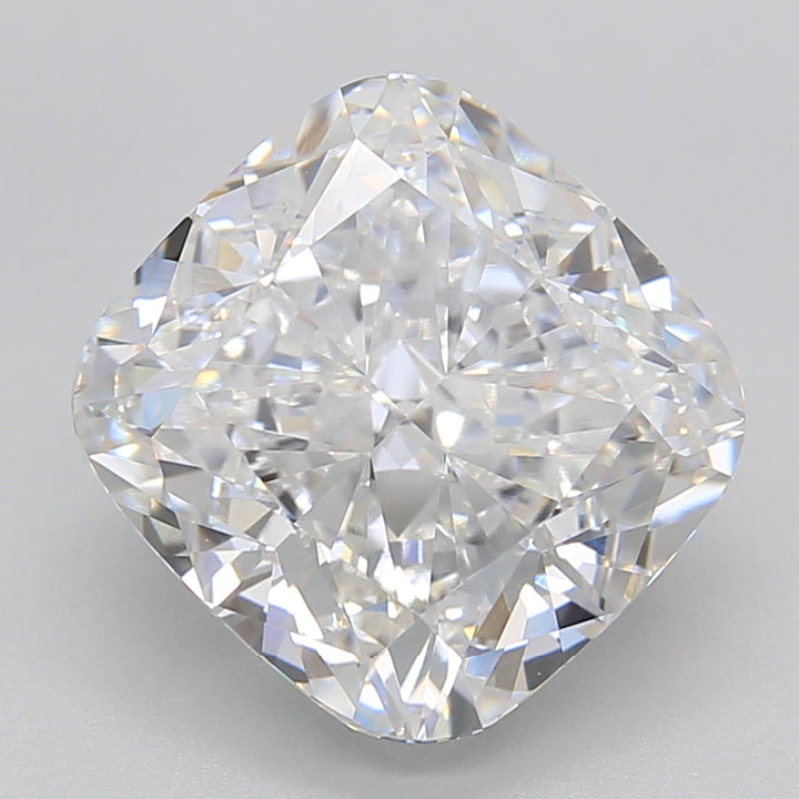 5.56 Carat Cushion Cut Lab Grown Diamond VVS2 E