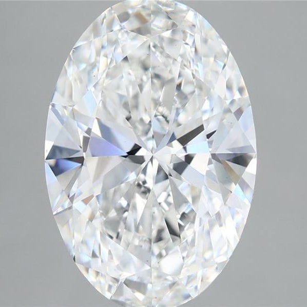 5.56 Carat Oval Cut Lab Grown Diamond VS2 F