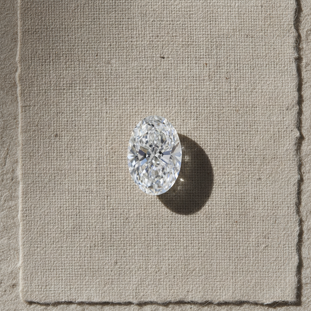 5.56 Carat Oval Brilliant D VS1 CVD Lab Grown Diamond IGI Certified