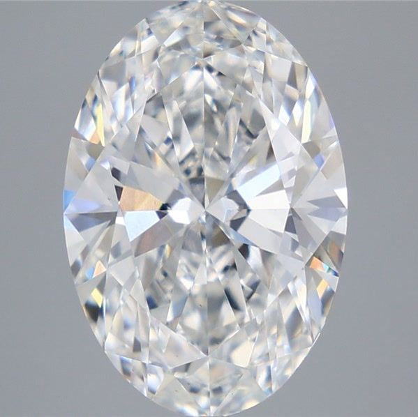 5.58 Carat Oval Cut Lab Grown Diamond VS2 E