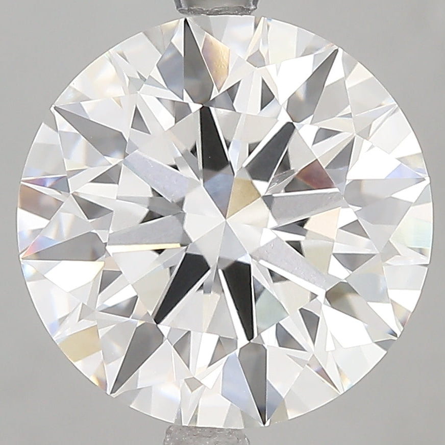 5.59 Carat Round Cut Lab Grown Diamond VVS1 F