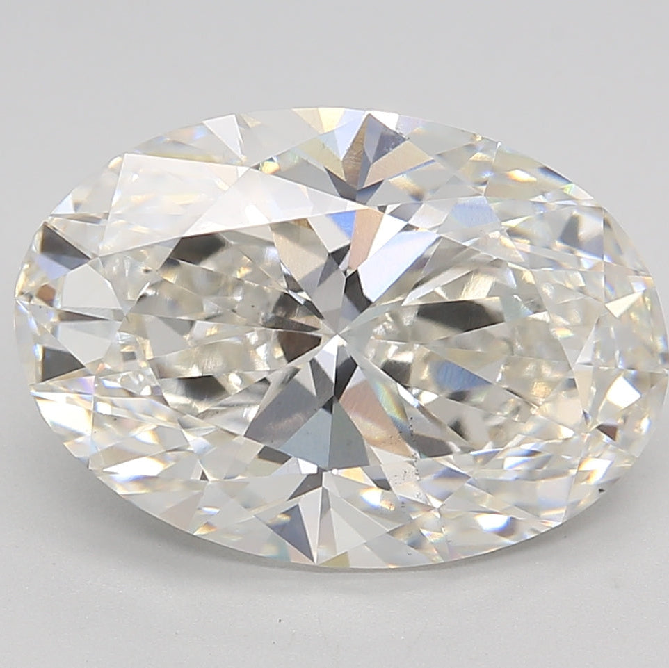 Diamante coltivato in laboratorio a taglio ovale da 5,67 carati VS2 G