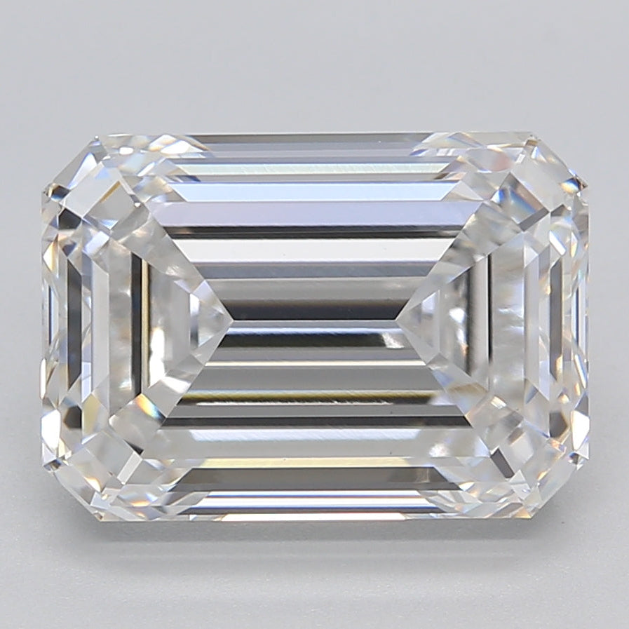 5.69 Carat Emerald Cut Lab Grown Diamond VVS2 E