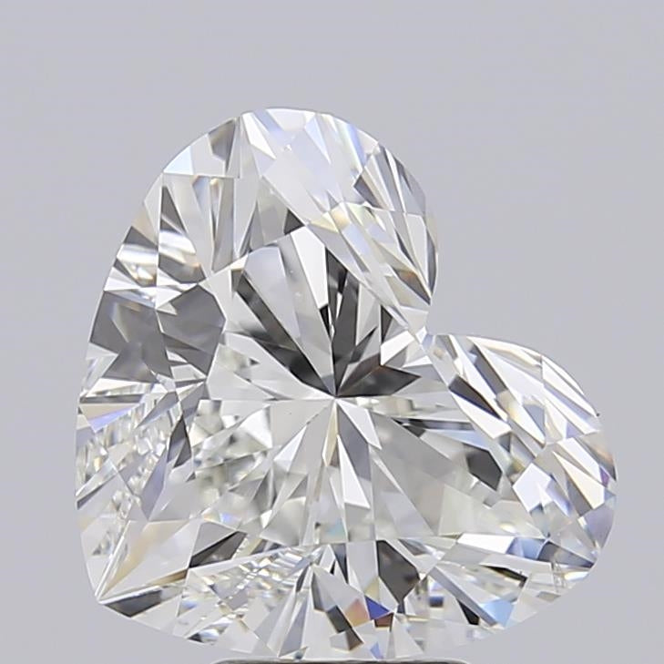 5.77 Carat Heart Cut Lab Grown Diamond VS2F