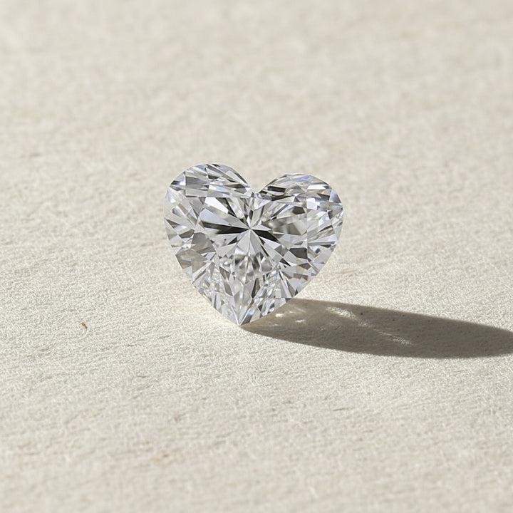 5.77 Carat Heart Cut Lab Grown Diamond VS2F