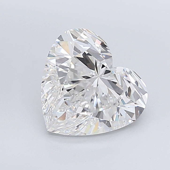 5.79 Carat Heart Cut Lab Grown Diamond VVS1E