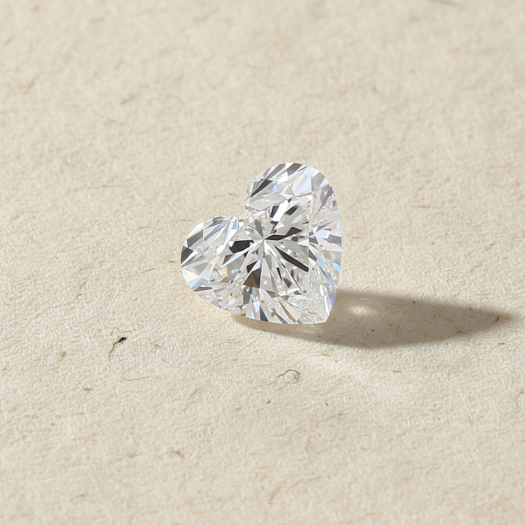 5.80 Carat Heart Cut Lab Grown Diamond VS1 D Color IGI Certified
