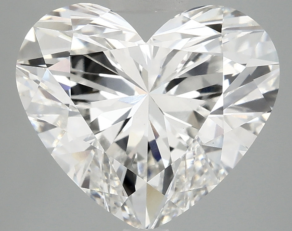 5.85 Carat Heart Cut Lab Grown Diamond VS2F