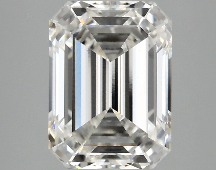 3,20 Karat im Smaragdschliff gezüchteter Diamant, VS2/F