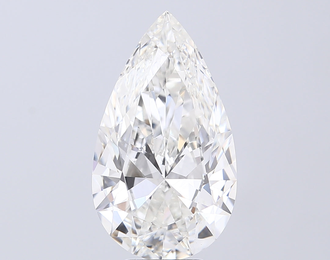 6.02 Carat Pear Cut Lab Grown Diamond, VS1/F