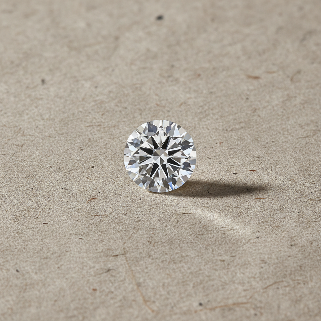 6.01 Carat Round Brilliant F VS1 Lab Grown Diamond Excellent Cut IGI Certified