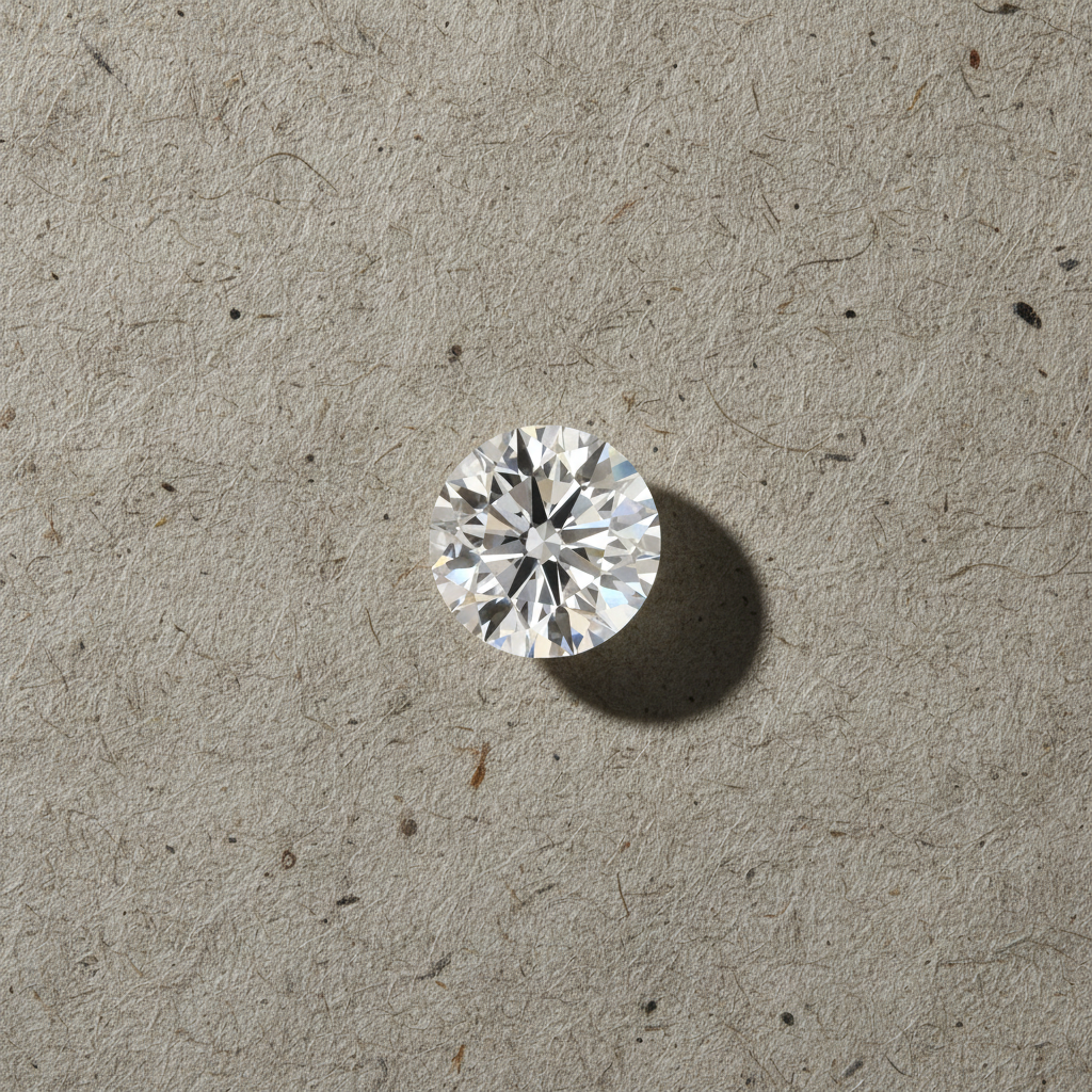 6.01 Carat Round Brilliant F VS1 Lab Grown Diamond Excellent Cut IGI Certified