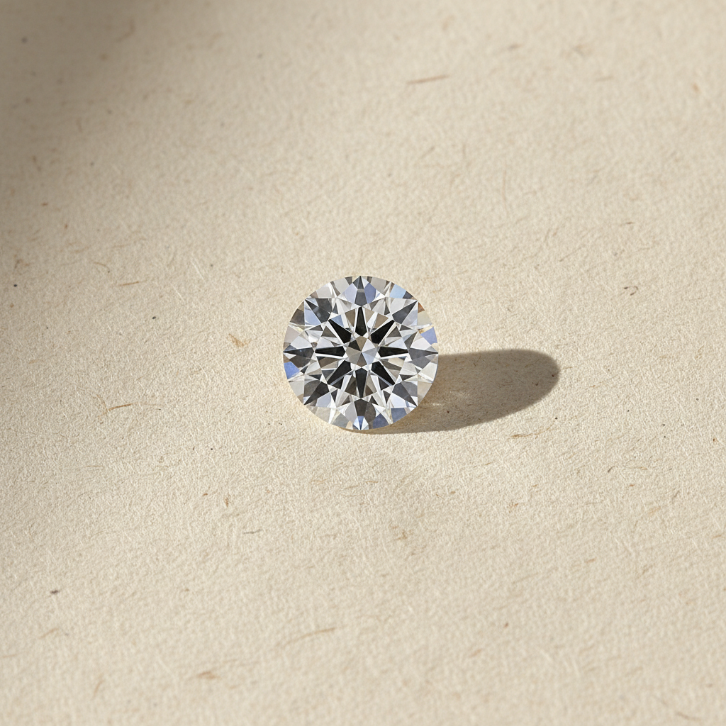 6.01 Carat Round Brilliant F VS1 Lab Grown Diamond Ideal Cut IGI Certified