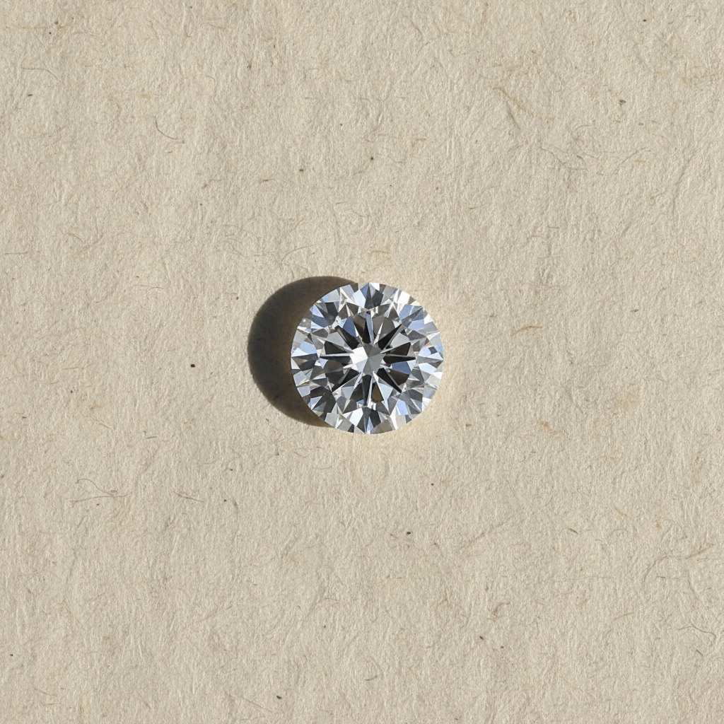 6.01 Carat Round Brilliant F VS1 Lab Grown Diamond Very Good Cut IGI Certified