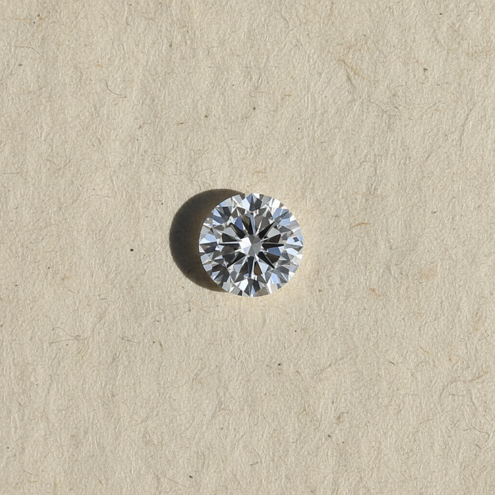 6.01 Carat Round Brilliant F VS1 Lab Grown Diamond Very Good Cut IGI Certified