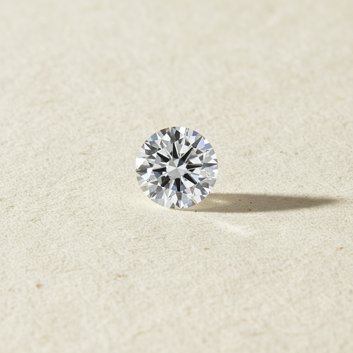 6.02 Carat Round Brilliant F VS1 Lab Grown Diamond Excellent Cut IGI Certified