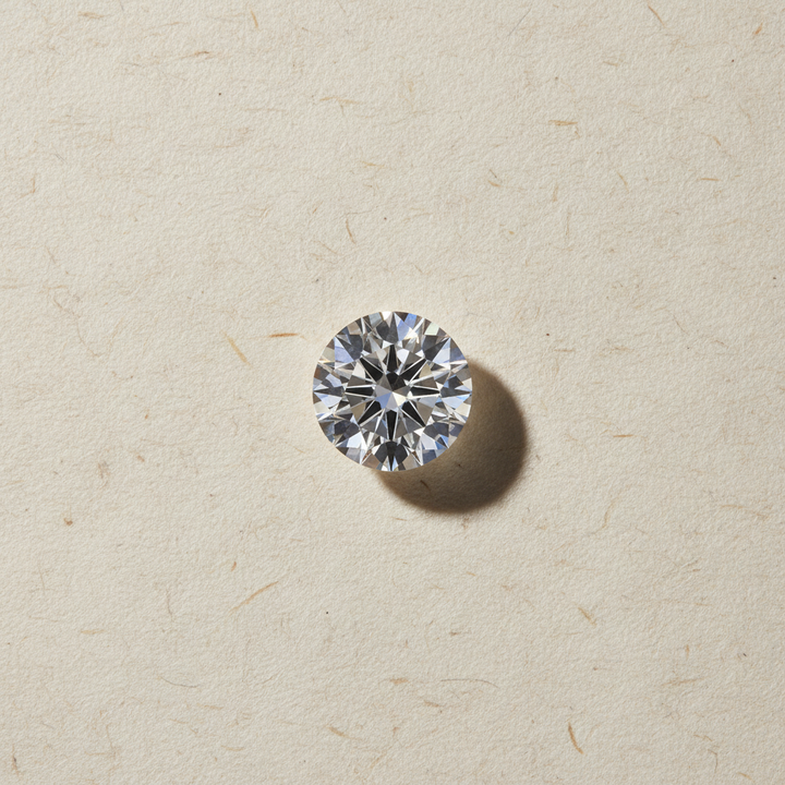 6.02 Carat Round Brilliant F VS1 Lab Grown Diamond Ideal Cut IGI Certified