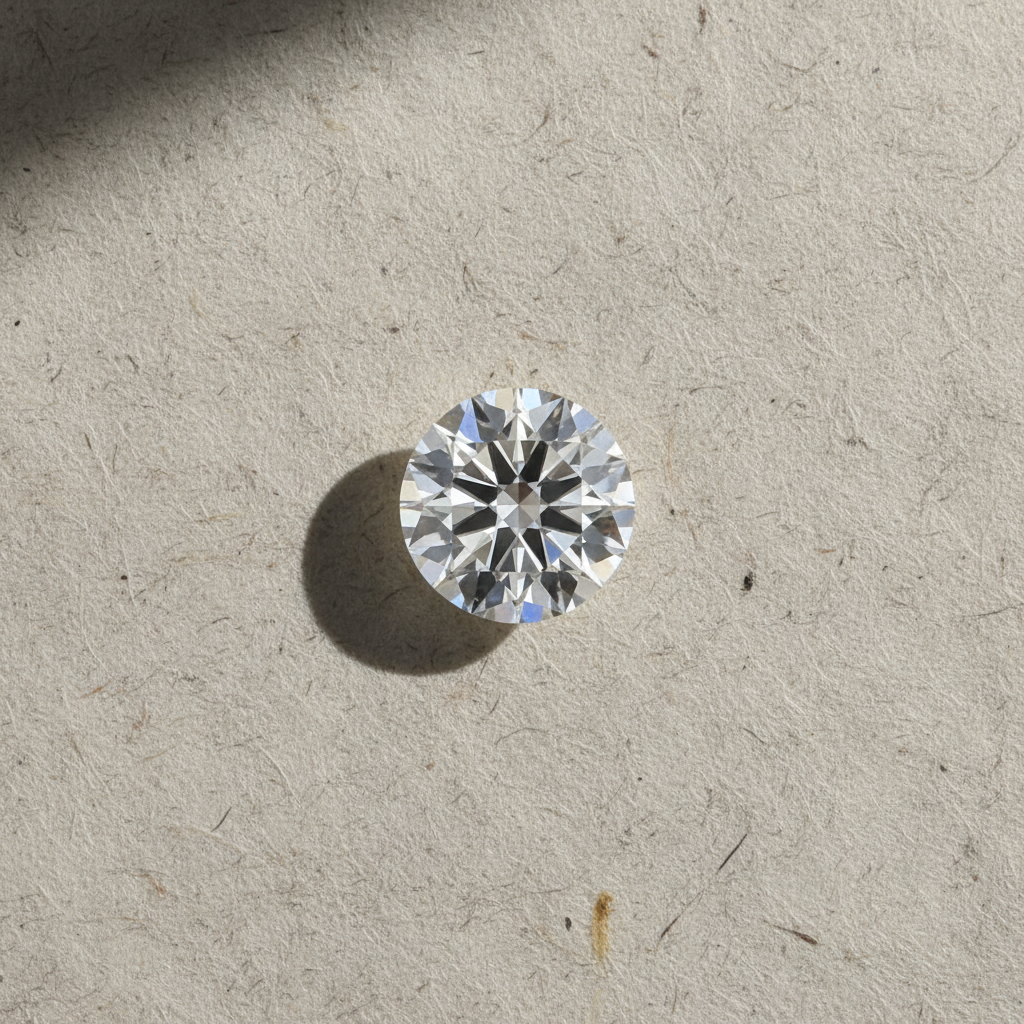 6.05 Carat Round Brilliant F VS1 Lab Grown Diamond Excellent Cut IGI Certified