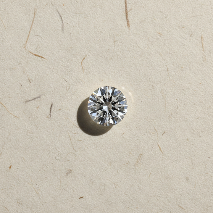 6.06 Carat Round Brilliant F VS1 Lab Grown Diamond Ideal Cut IGI Certified