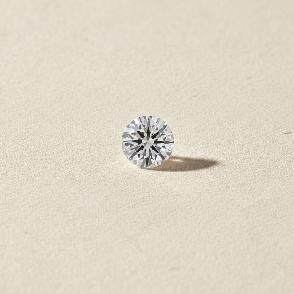 6.06 Carat Round Brilliant F VS1 Lab Grown Diamond Ideal Cut IGI Certified