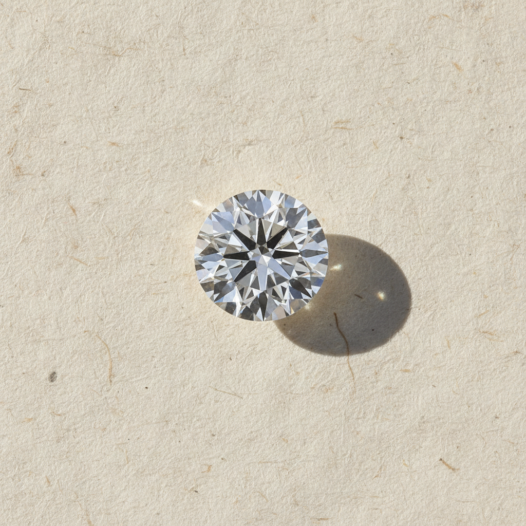 6.06 Carat Round Brilliant F VS1 Lab Grown Diamond Ideal Cut IGI Certified