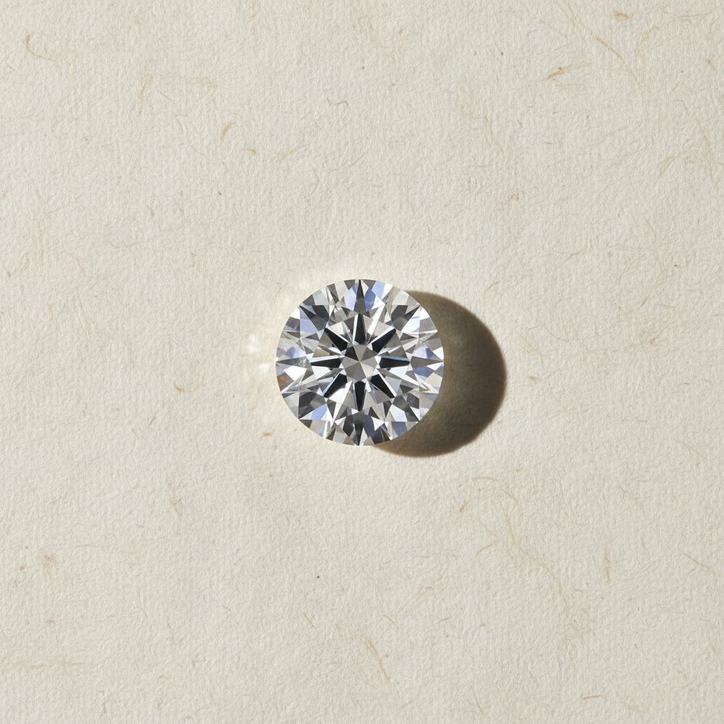 6.06 Carat Round Brilliant F VS2 Lab Grown Diamond Ideal Cut IGI Certified