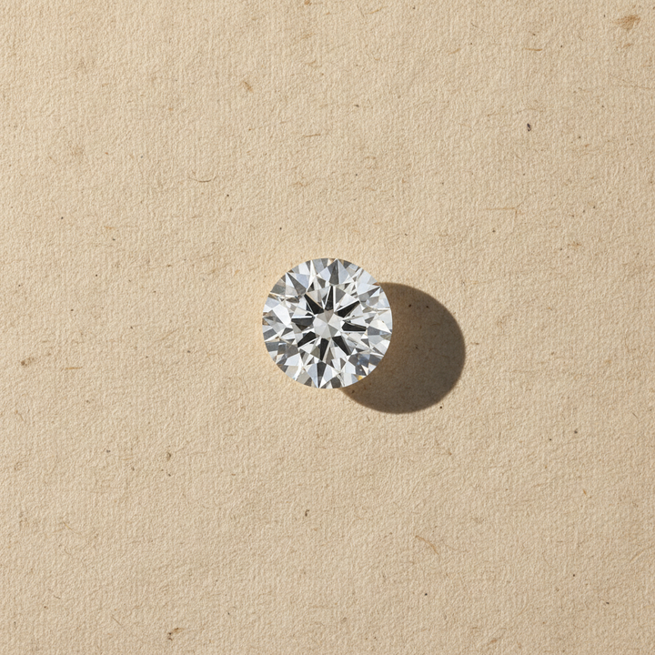 6.07 Carat Round Brilliant F VS2 Lab Grown Diamond Excellent Cut IGI Certified