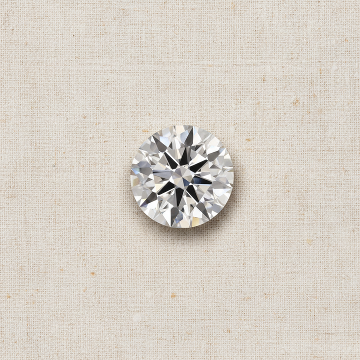 6.07 Carat Round Brilliant F VS2 Lab Grown Diamond Ideal Cut IGI Certified