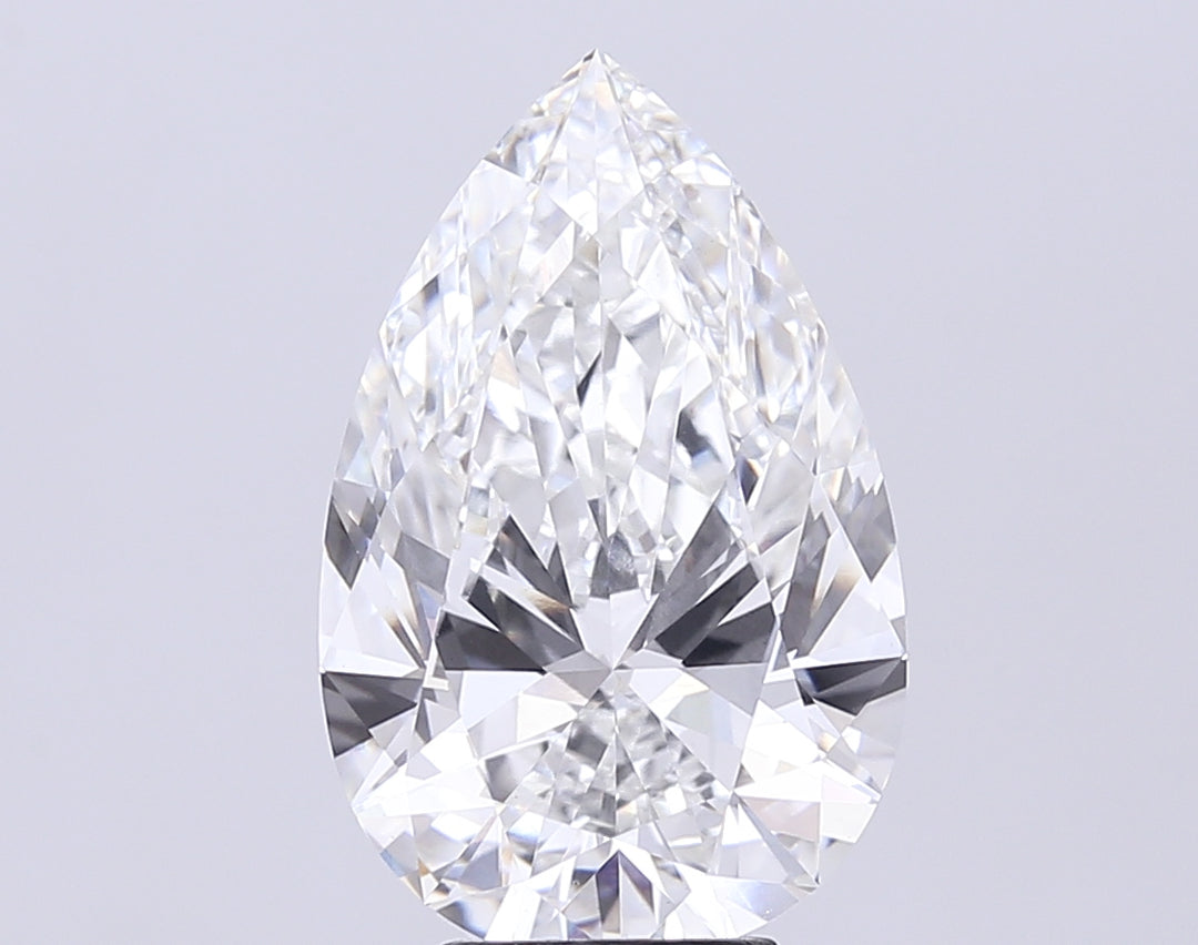 6.01 Carat Pear Cut Lab Grown Diamond VS1F