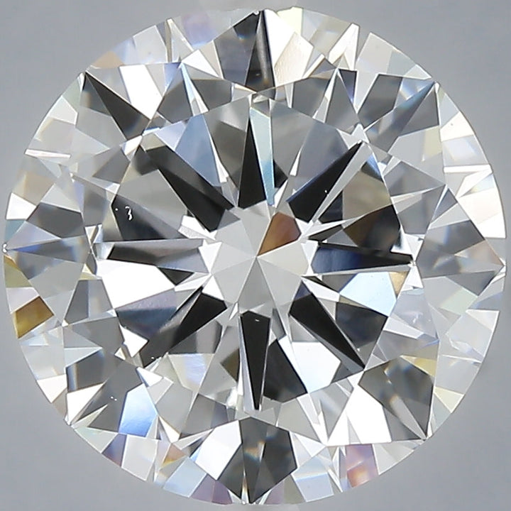 6,01 karaat ronde briljant geslepen diamant VS1F