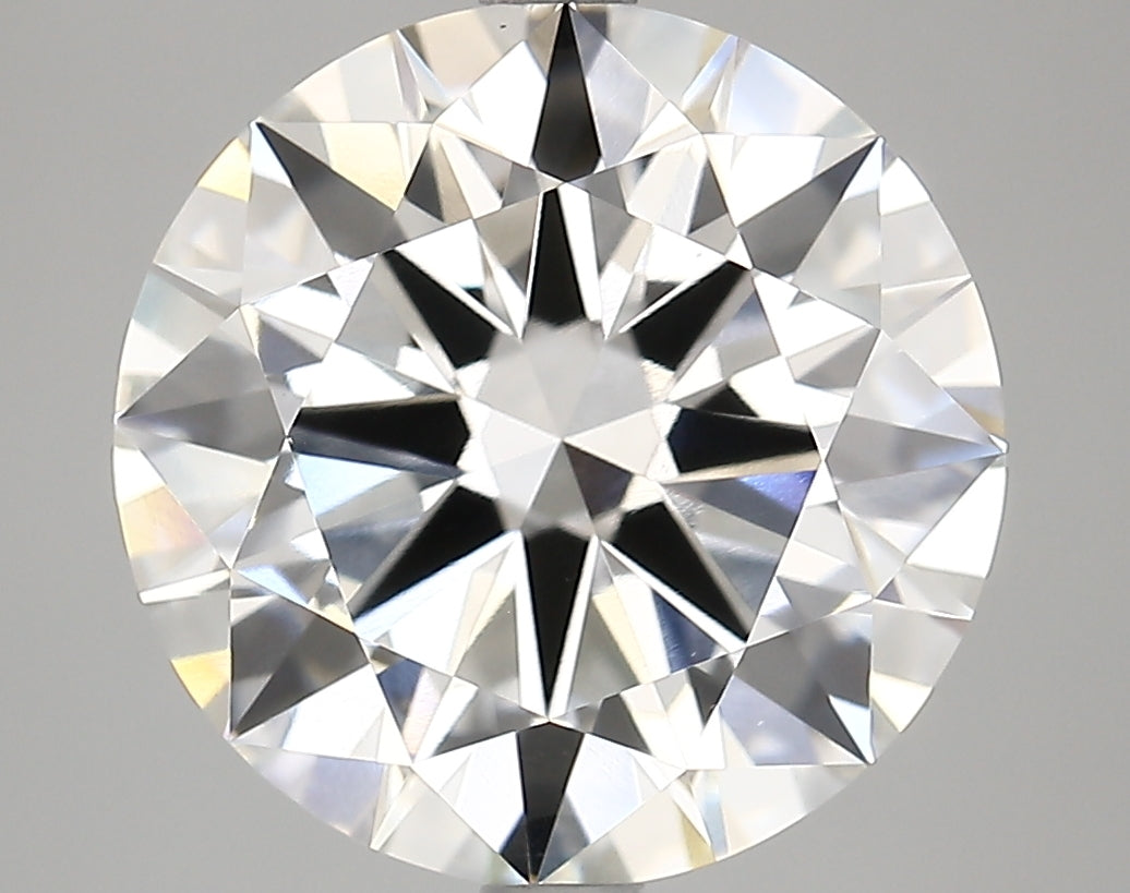 6,01 Karat runder, im Labor gezüchteter Diamant im Brillantschliff VS1F