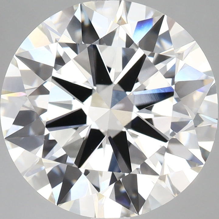 6,01 karaat ronde briljant geslepen diamant VS1F