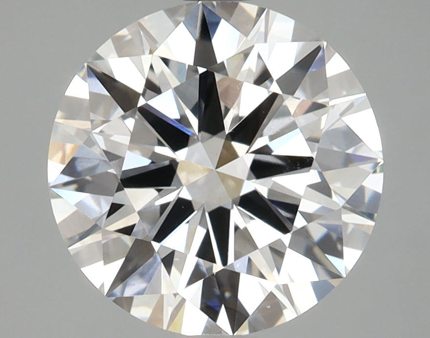 6,01 Karat runder, im Labor gezüchteter Diamant im Brillantschliff VS1F