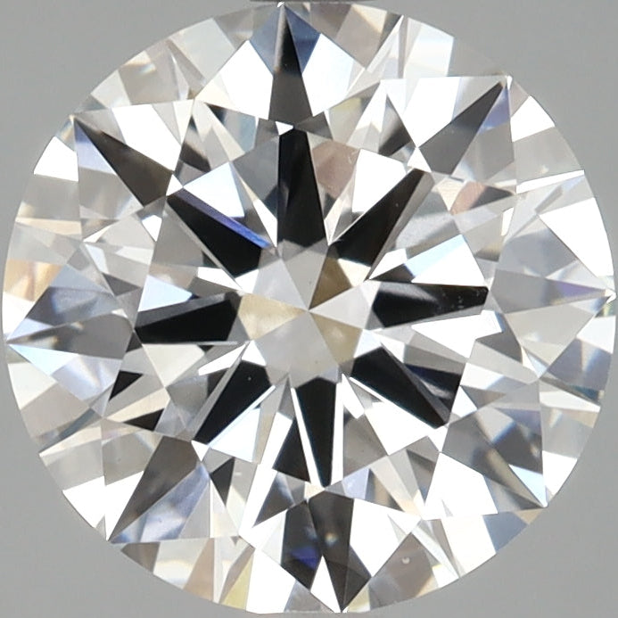 6,01 karaat ronde briljant geslepen diamant VS1F