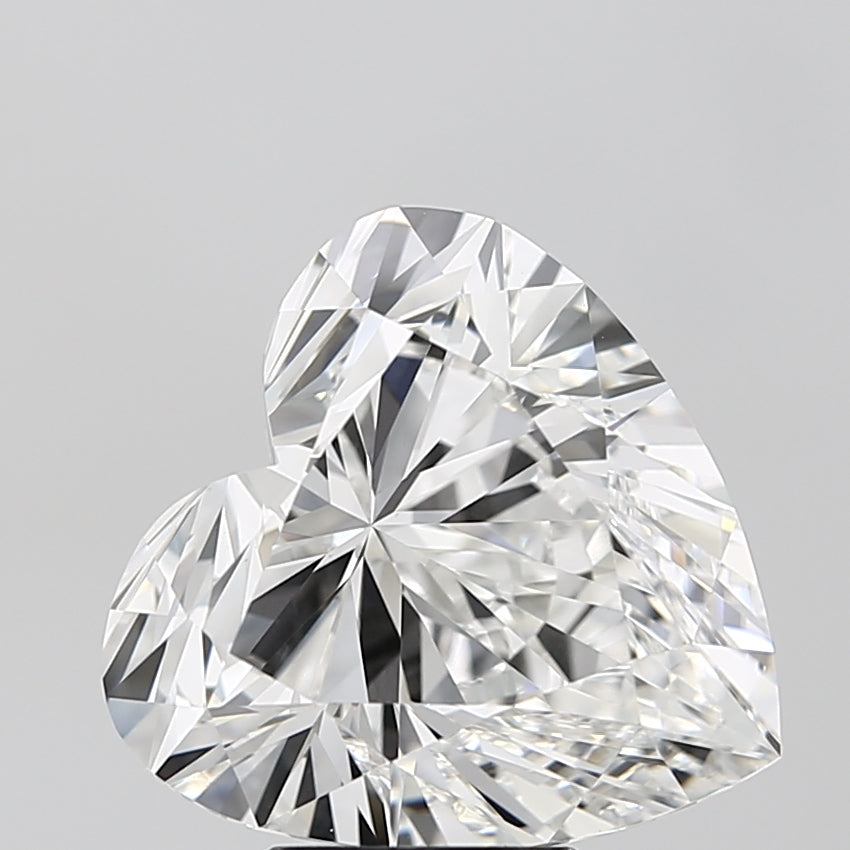 6.02 Carat Heart Cut Lab Grown Diamond VVS2E