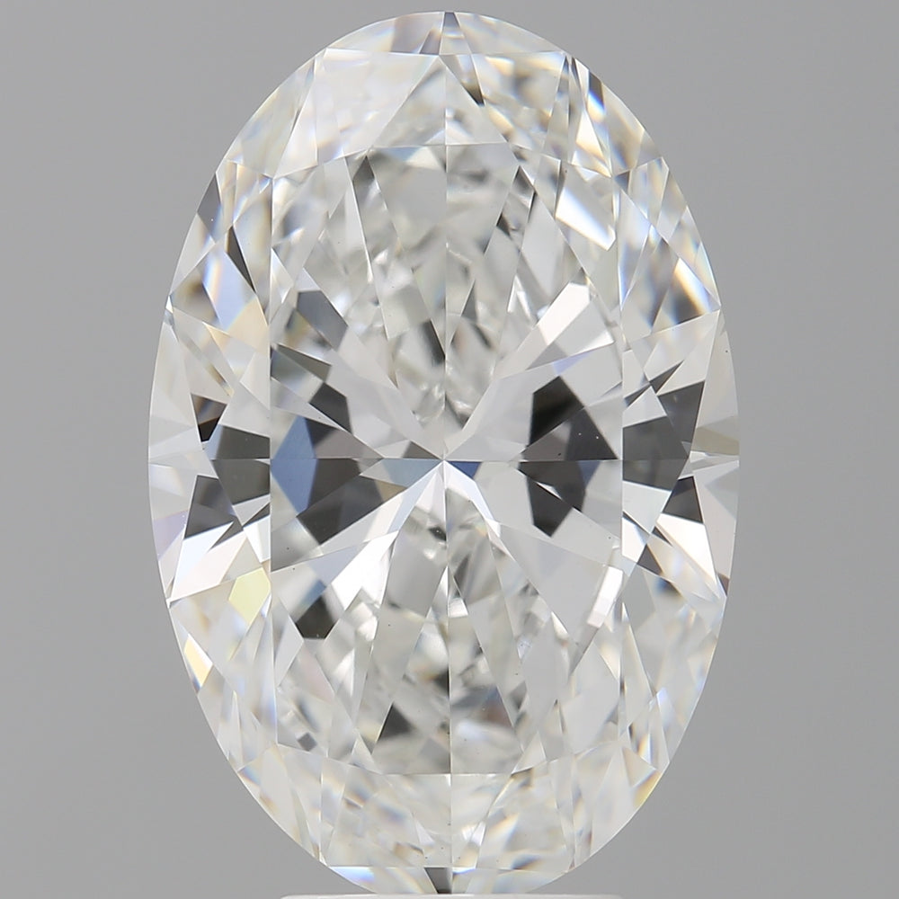 6,02 karaat ovaal geslepen laboratorium-gegroeide diamant VS1F