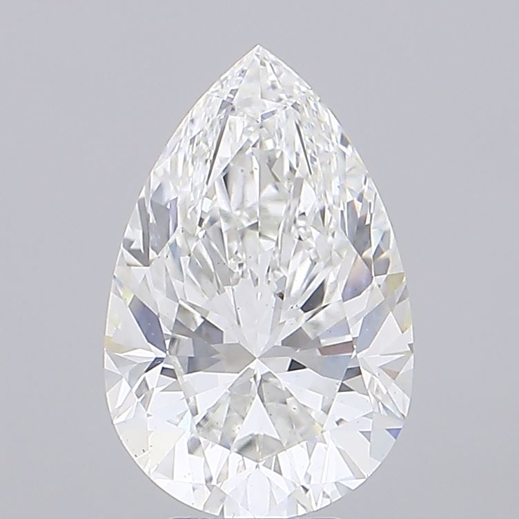 6,02 Karat im Labor gezüchteter Diamant im Birnenschliff VS2F
