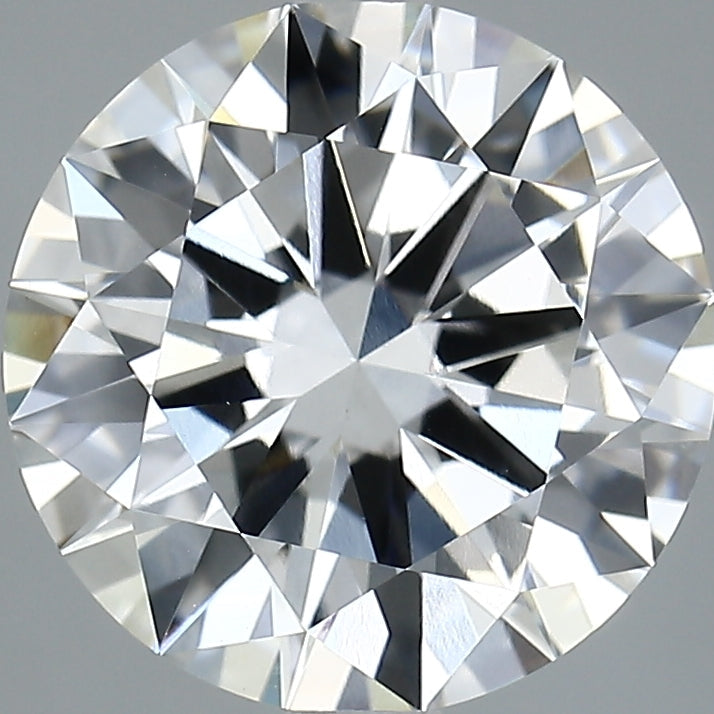 6,02 karaat ronde briljant geslepen diamant VS1F