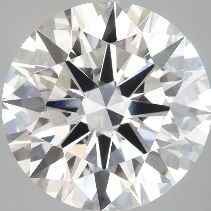 6,02 karaat ronde briljant geslepen diamant VS1F