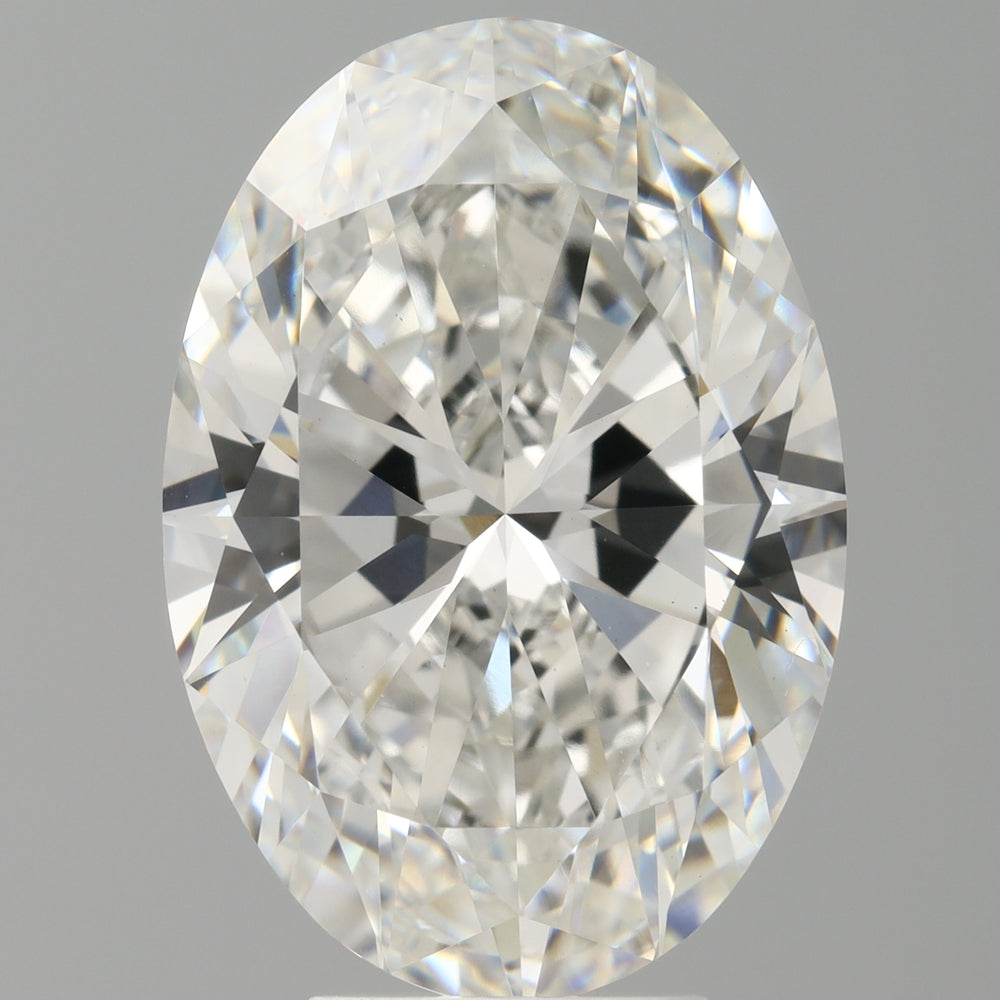 6,05 karaat ovaal geslepen laboratorium-gegroeide diamant VS1F