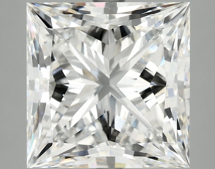 6.05 Carat Princess Cut Lab Grown Diamond VVS2F