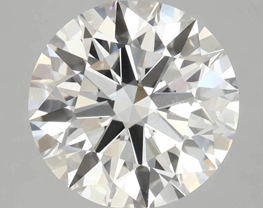 Diamante cultivado en laboratorio de talla brillante redonda de 6,05 quilates VS1F