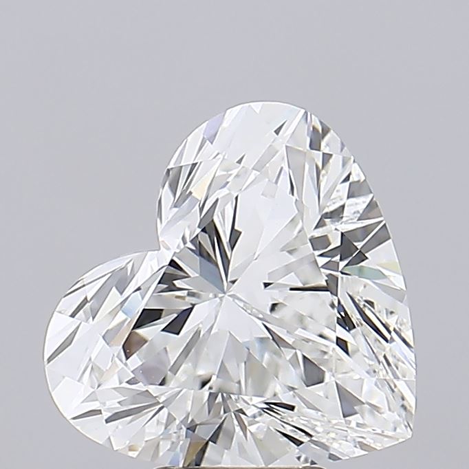 6,06 Karat herzförmiger, im Labor gezüchteter Diamant VVS2E