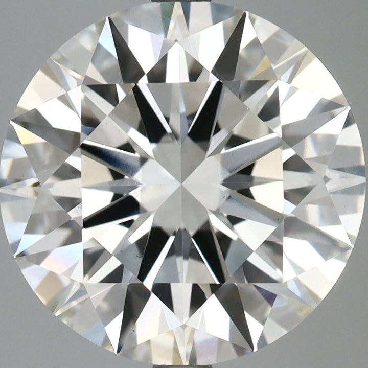 6,06 karaat ronde briljant geslepen diamant VS1F