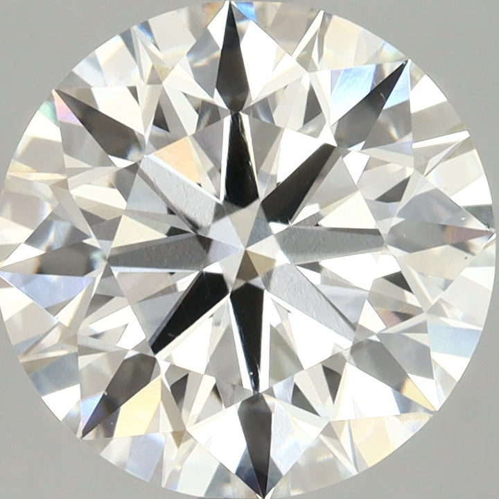 6,06 karaat ronde briljant geslepen diamant VS1F