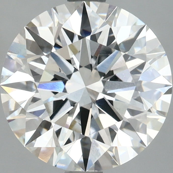 6,06 karaat ronde briljant geslepen diamant VS2F