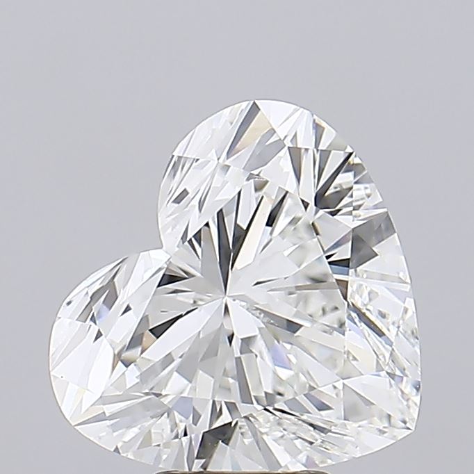 6.07 Carat Heart Cut Lab Grown Diamond VVS2E