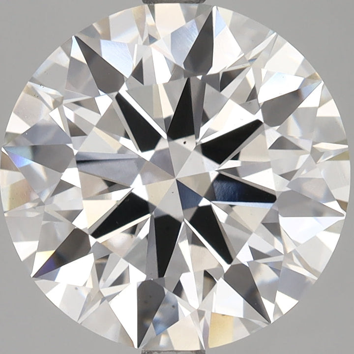 6,07 karaat ronde briljant geslepen diamant VS2F