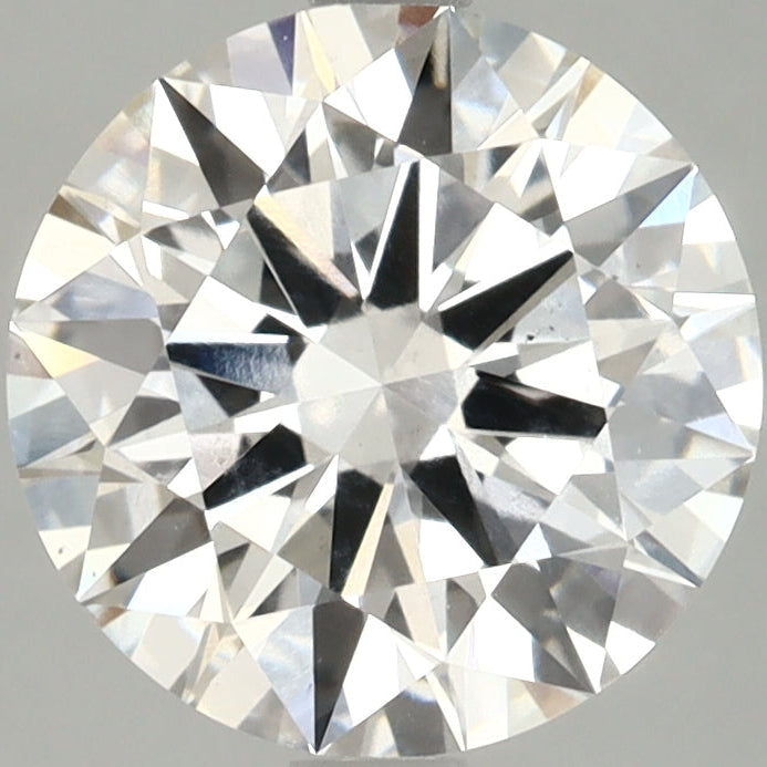6,07 karaat ronde briljant geslepen diamant VS2F